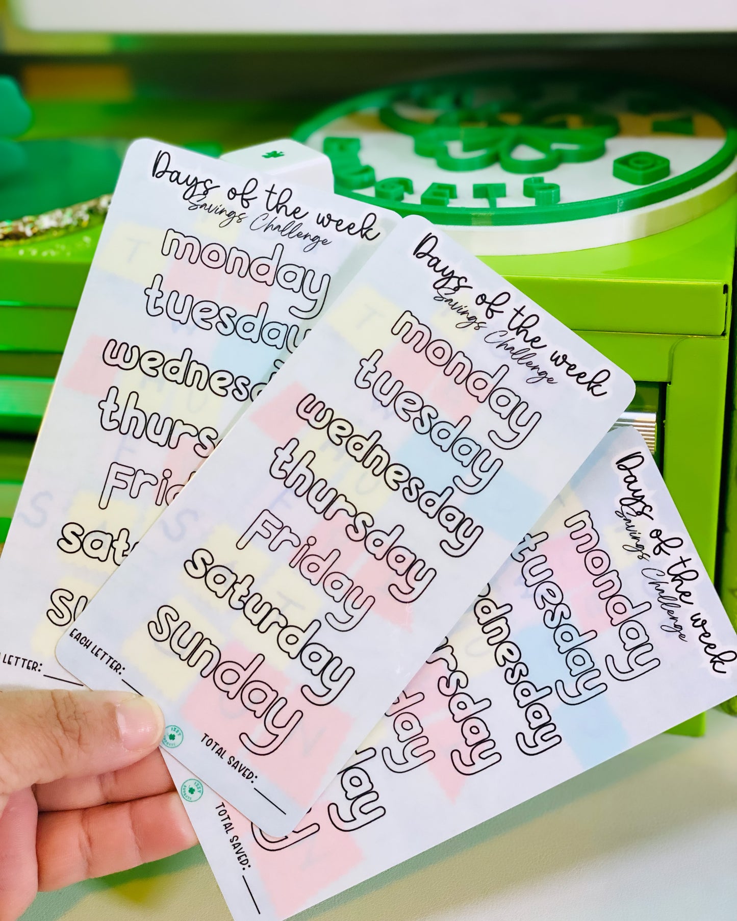 Days of the Week Savings Challenge Bundle