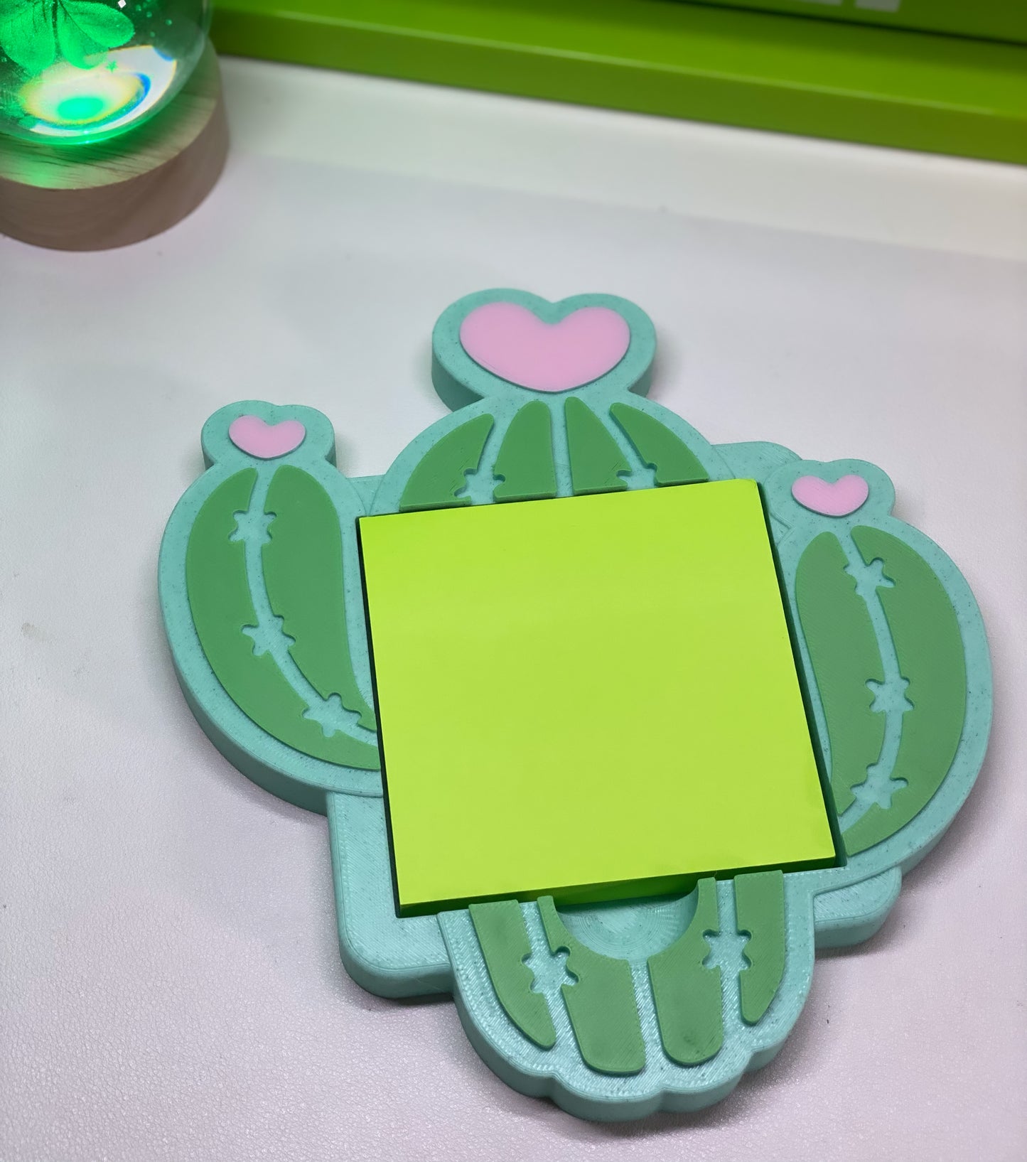 Cactus Post It Notes Holder