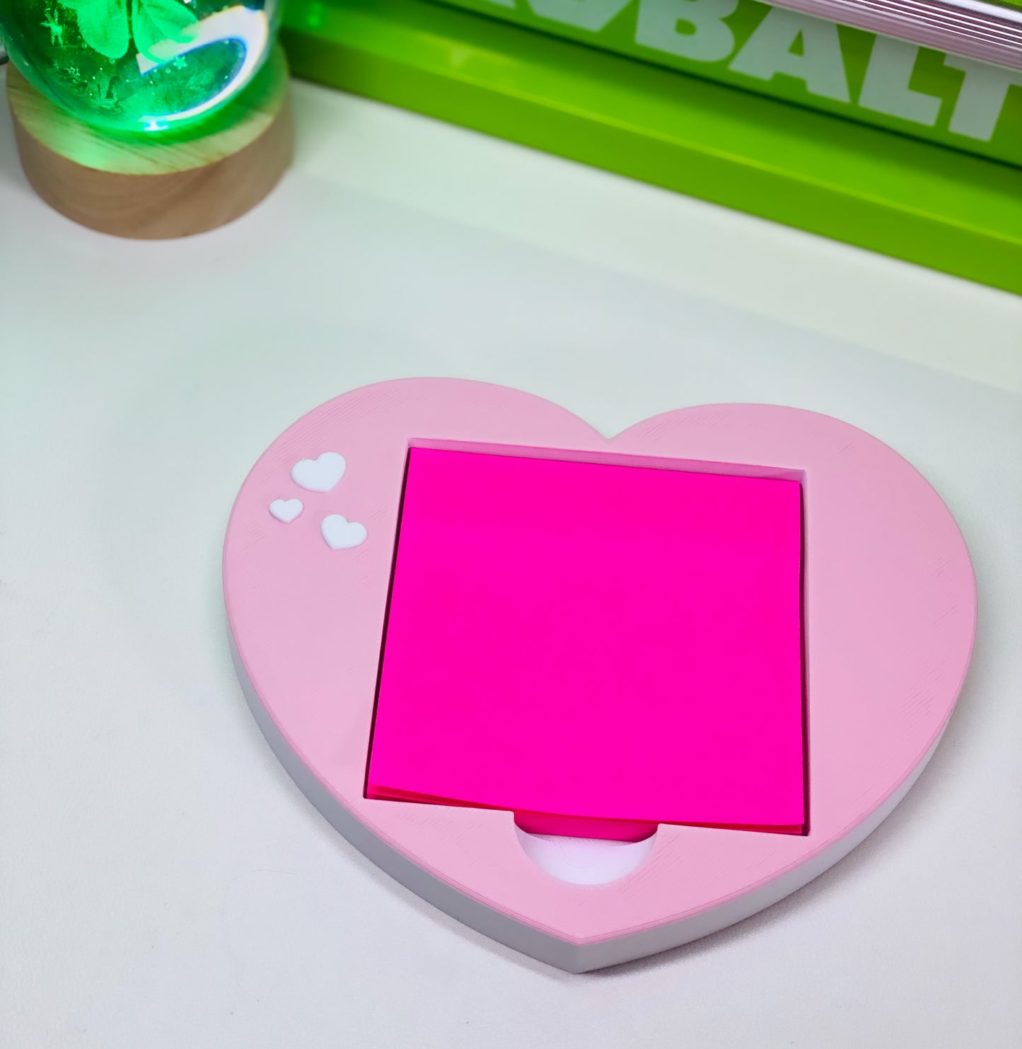 Heart Post It Notes Holder