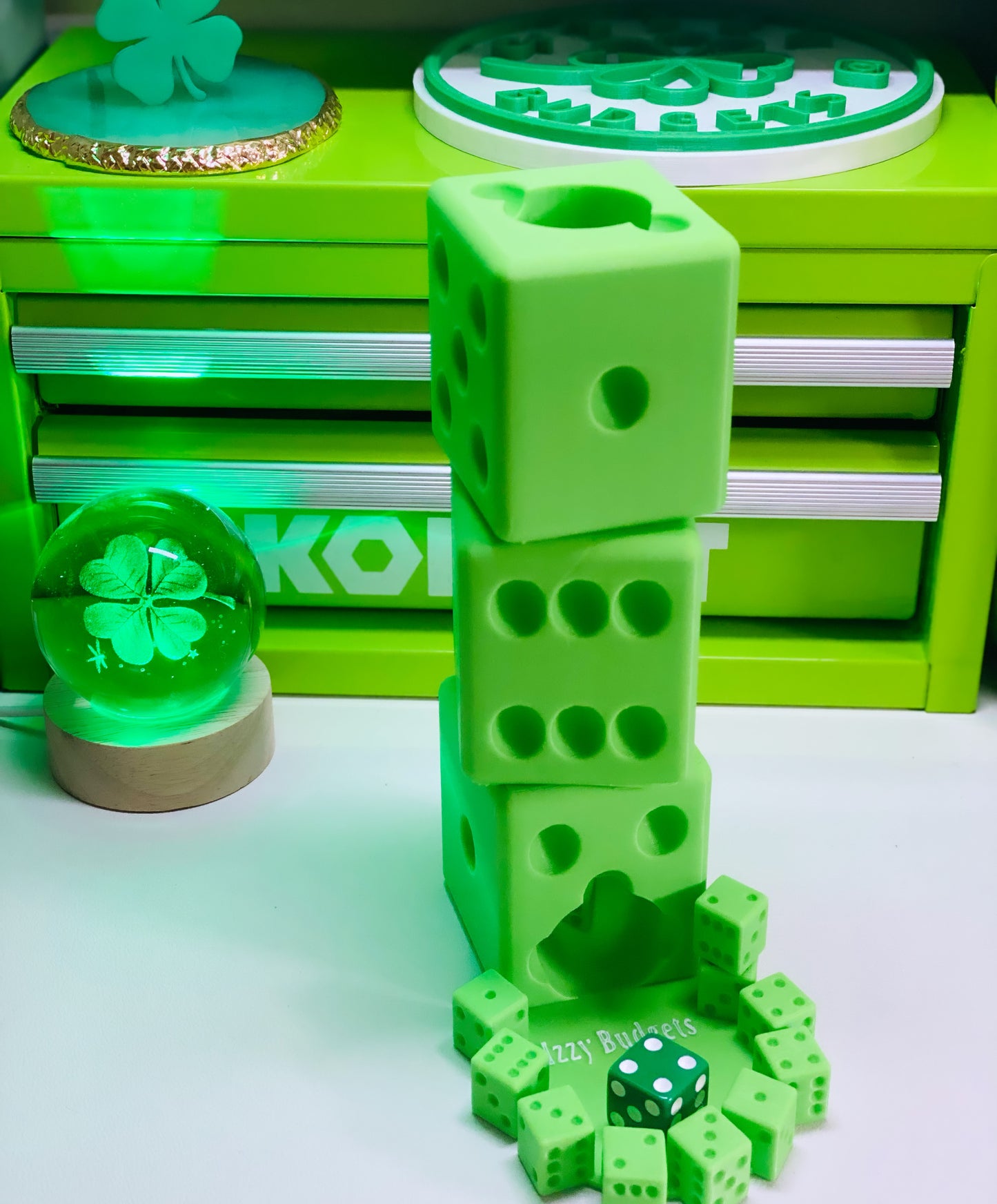 Izzy Budgets Dice Tower