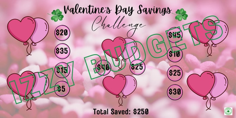 Valentine’s Day Savings Challenge - Digital Download