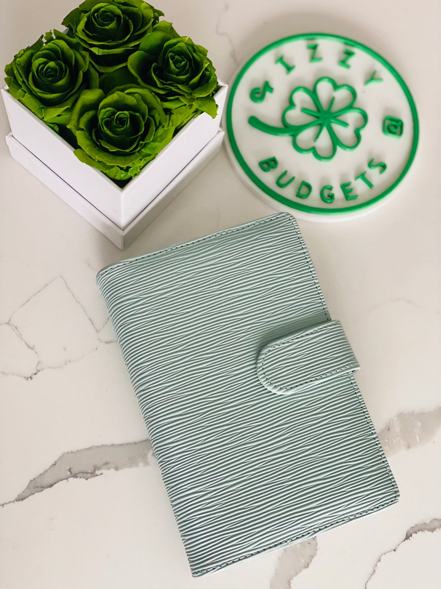 A7 Iz Collection Binder with Gold Hardware