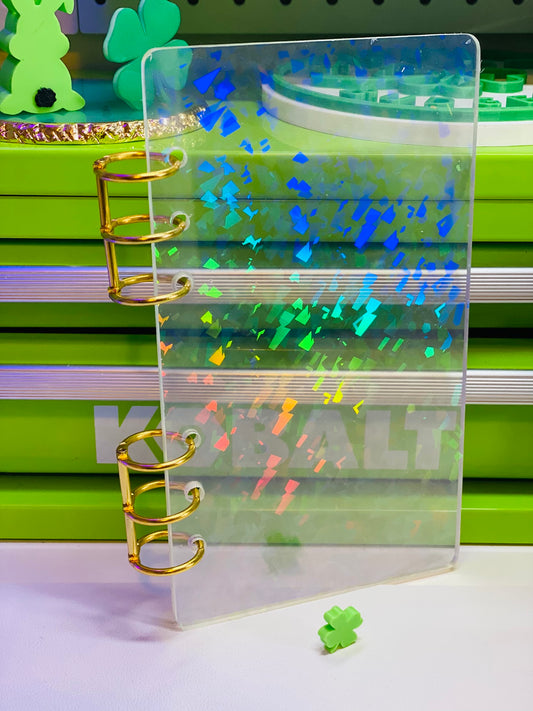 Cracked Holographic Acrylic Binder