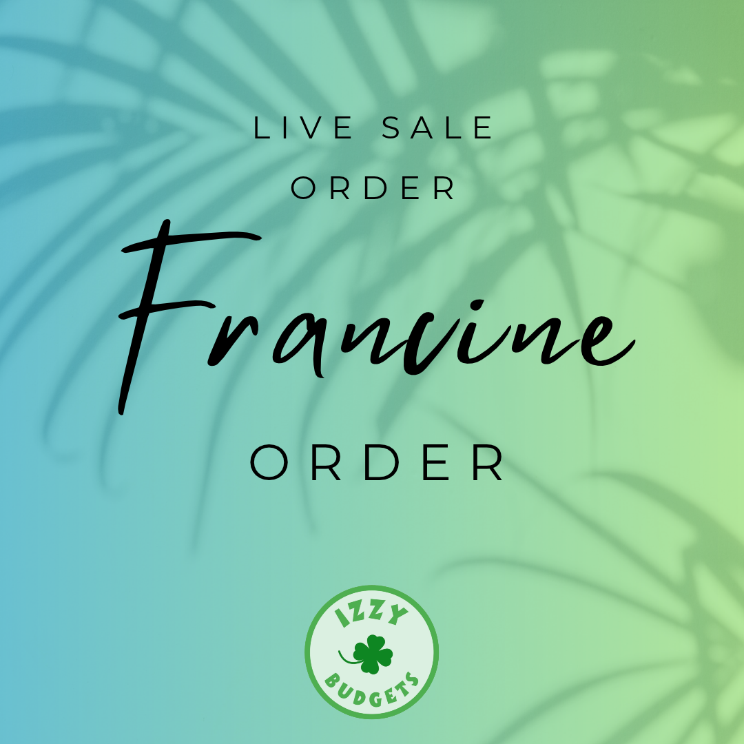 Francine - Live Sale 9-4