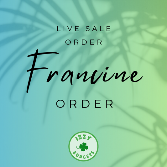 Francine - Live Sale 9-4