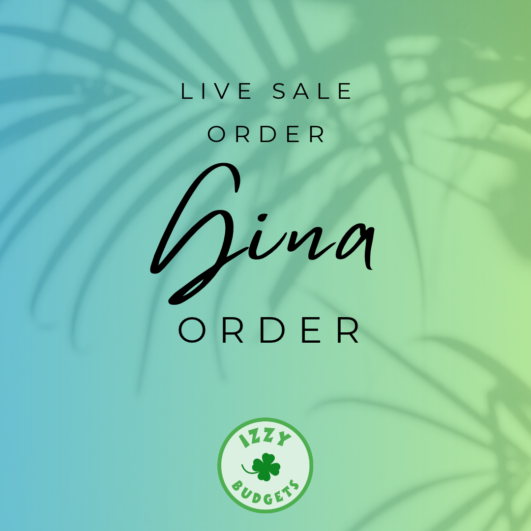 Gina - Live Sale 8-28