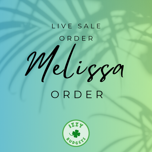 Melissa - Live Sale 8-21 & 8-22