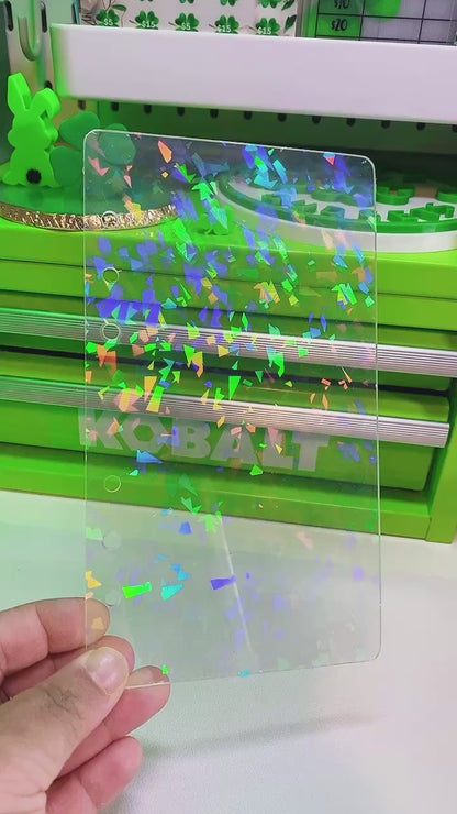 Cracked Holographic Acrylic Binder